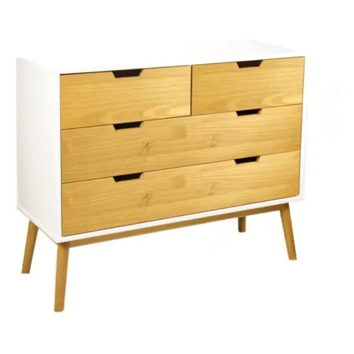 Cómoda cajonera Nordica Linea Baku en Multicolor - Cómodas, Uruguay | Nario Hogar