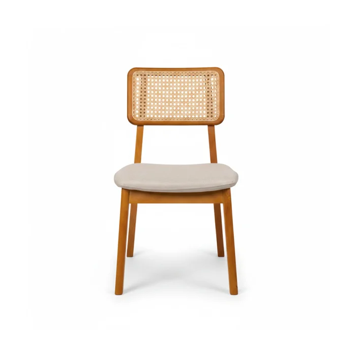 Silla Classic con tejido - Tela Rústica - Crudo en Beige - Butacas, banquetas y puffs, Uruguay | NYR, vista 2