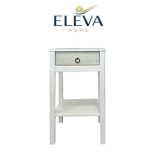 Mesa De Luz Flora Vintage-madera- - Mesas de luz, Uruguay | Nario Hogar