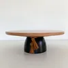 Pie de torta alta base negra y flecos – 30cm - Decoración, Uruguay | Dreams On Time, vista 9 de 13