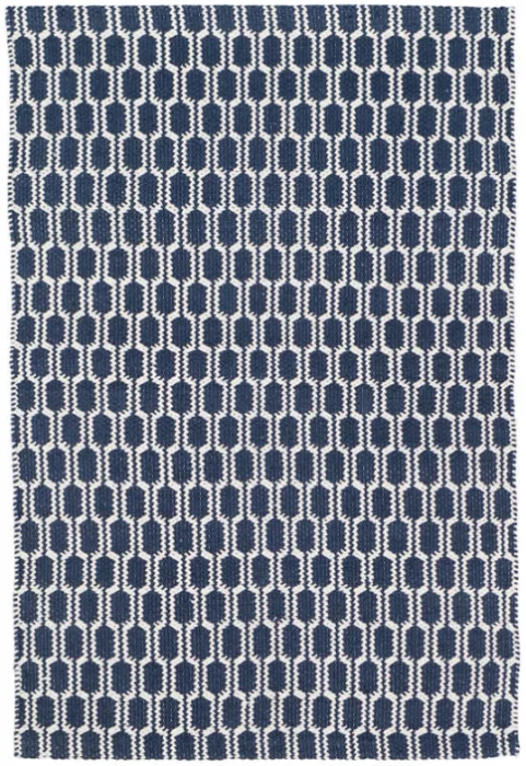 TERRA INDIGO WOVEN COTTON ALGODON en Azul - Alfombras, Uruguay | Sentido Jose Ignacio