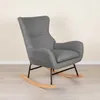 Mecedora 1 Cuerpo Tela Gris Alba en Gris - Sillones y sofás, Uruguay | Divino, vista 1 de 5