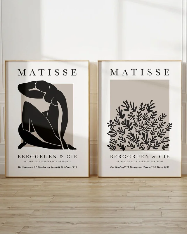 Matisse - Black & beige en Multicolor - Láminas, Uruguay | La Cuadrería, vista 3