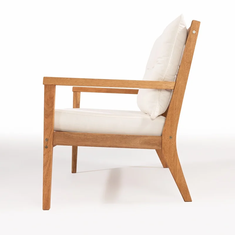 SOFA RIADE 2 LUGARES ACQUABLOCK CRUDO 117x75x81CM JATOBA - Muebles para el exterior, Uruguay | Vinibel, vista 3
