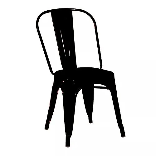 Silla TOLIX Metalica Moderna Comedor en Negro - Sillas, Uruguay | Soy Hogar, vista 3