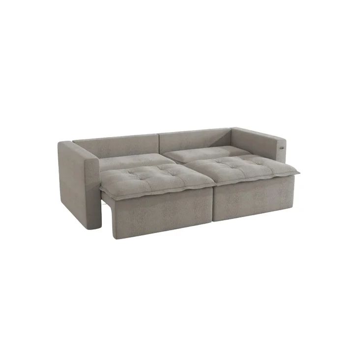 SOFA CAMA RETRACTIL/RECLINABLE TREVO 236CM en Gris - Sillones y sofás, Uruguay | Balton, vista 11