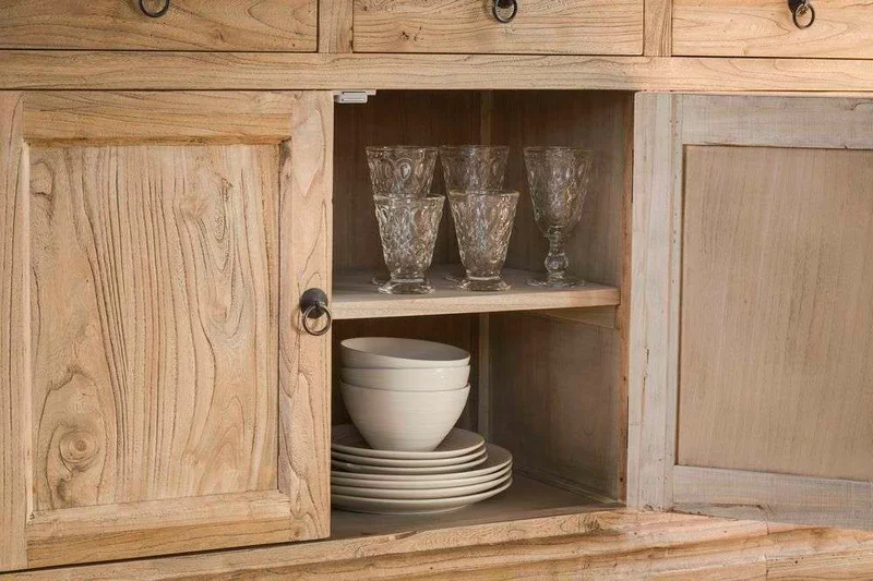 APARADOR OLMO - 1.80 MTS en Madera natural - Bibliotecas, Uruguay | La Iberica, vista 10