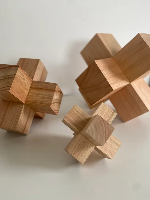 Figura geométrica en madera maciza - 3 cm (9cm) - Decoración, Uruguay | Dreams On Time, vista 16