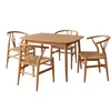 Juego de Comedor Mesa Rectangular 110 x 90 cm + 4 Sillas Wishbone - Sillas, Uruguay | Berna home, vista 1 de 2