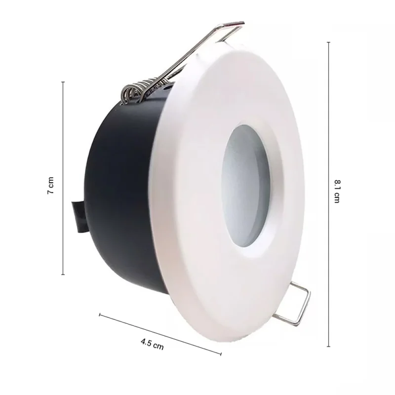 Aro de Empotrar para Exterior Praga Blanco en Blanco - Lámparas colgantes, Uruguay | Serlux, vista 5