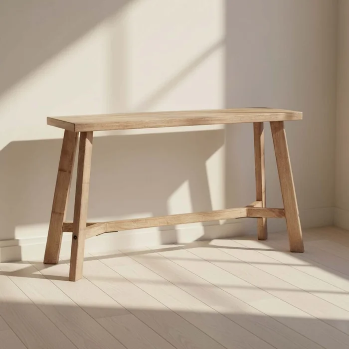 Consola Madera Natural-beige Ozzy Natural en Madera natural - Mesas de living, Uruguay | Divino