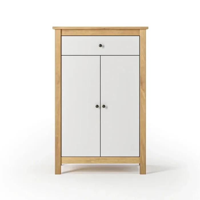 Zapatera 2 Puertas 1 Cajón - Línea Maden - Blanco en Blanco - Aparadores y recibidores, Uruguay | Ecowood, vista 4