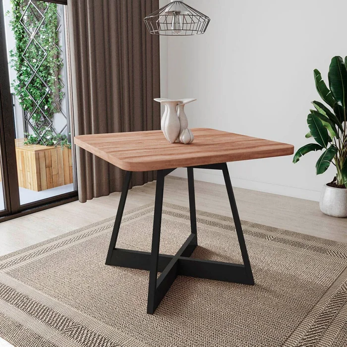 Mesa de Comedor Cuadrada - Atria - Negro en Negro - Mesas de comedor, Uruguay | Rústico Hogar, vista 3