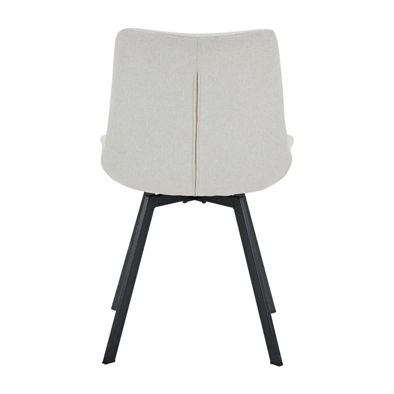 Silla Giratoria Telaio - Tela Rústica - W3 (Beige) en Beige - Butacas, banquetas y puffs, Uruguay | NYR, vista 3