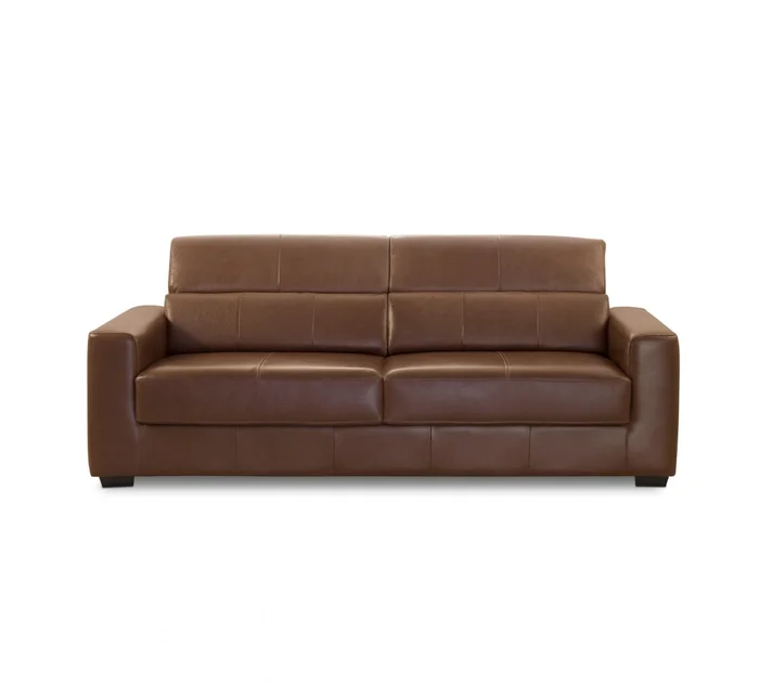 Sillón 100% Cuero - 3 Cuerpos - Sublime - Caramelo en Marrón - Sillones y sofás, Uruguay | Rústico Hogar, vista 3