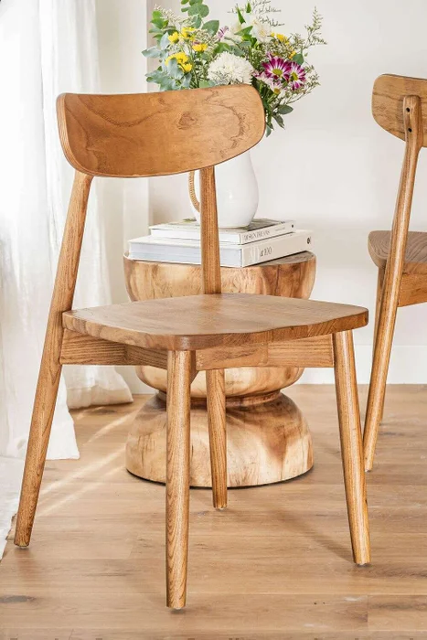 SILLA MICK - OLMO MIEL en Madera natural - Sillas, Uruguay | La Iberica, vista 16