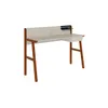Escritorio Job - Cajón y Estante - Línea Manhattan - Blanco en Beige - Escritorios y sillas de escritorio, Uruguay | Rústico Hogar, vista 1 de 5