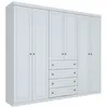 Placard Americano Blanco 6 P en Blanco - Roperos y placares, Uruguay | Albanés, vista 1 de 3