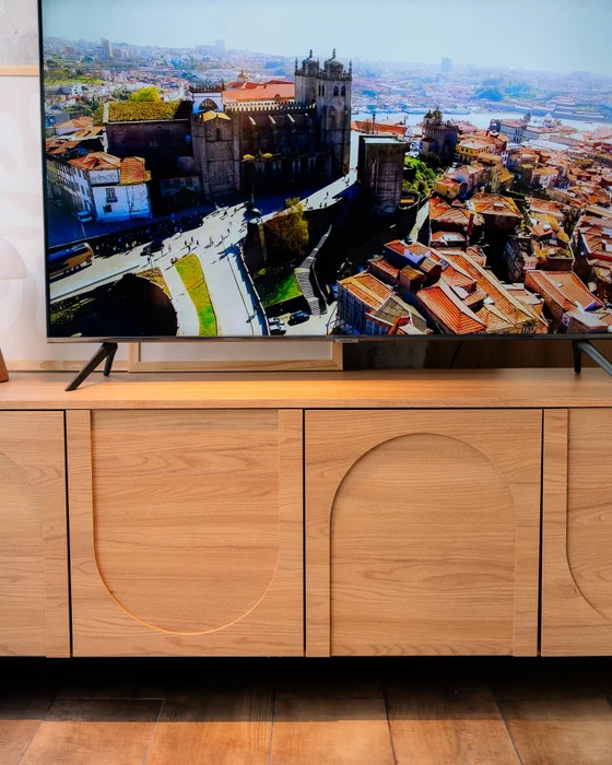 Rack Arco 160 cm – Olmo en Madera natural - Muebles para TV, Uruguay | Berna Home, vista 5