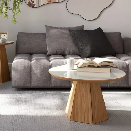 Mesa Ratona Nexus en Madera natural - Mesas de arrimo, Uruguay | Casa Brava
