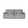 Sofá Cama Sense - Tela Microfibra - Berlin 05 (Ceniza) en Gris - Sillones y sofás, Uruguay | NYR, vista 2 de 8