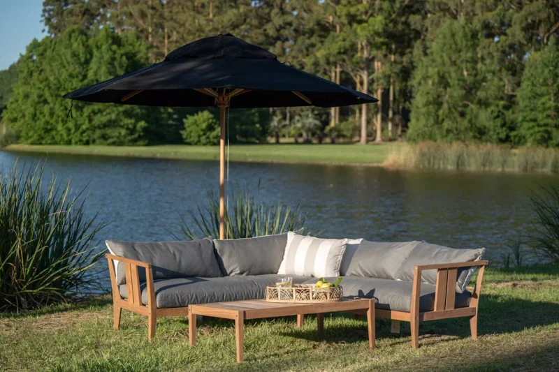 Mesa pampero de centro en Madera natural - Mesas de living, Uruguay | Balcony, vista 5