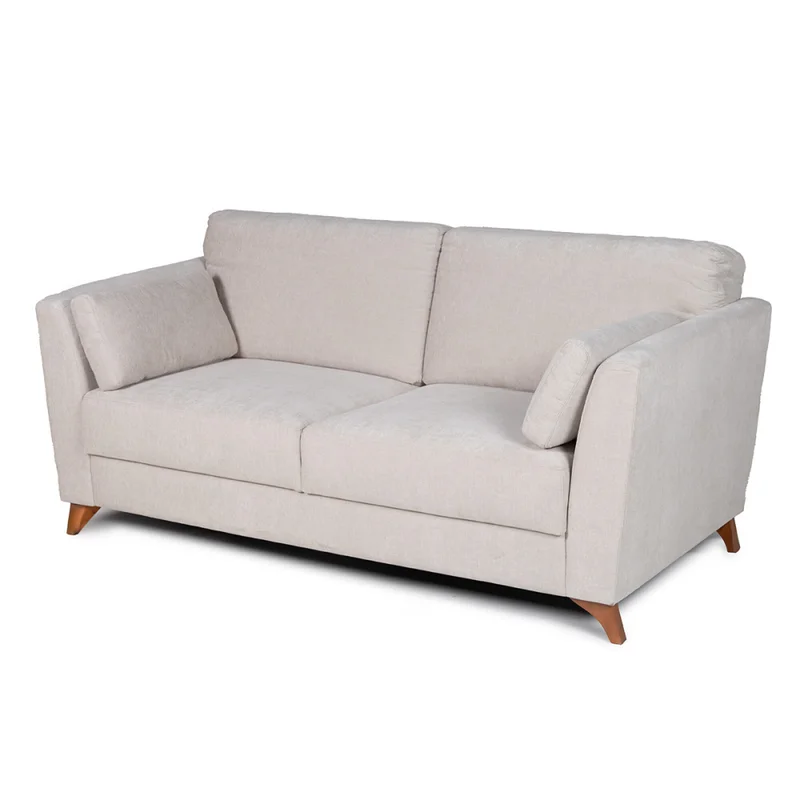 Sofá Capri - Tela Microfibra - 2 cuerpos - Kruger 02-152 (Beige) en Beige - Sillones y sofás, Uruguay | Nyr, vista 6