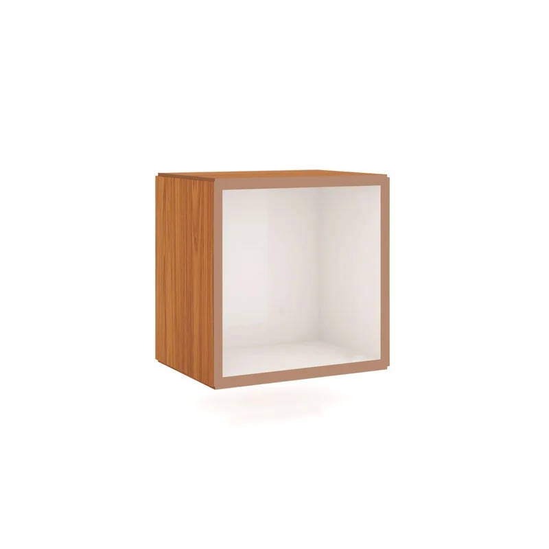 Estante Flotante Cuadrado 33cm Repisa 100% Mdf en Madera natural - Bibliotecas, Uruguay | Balton, vista 3