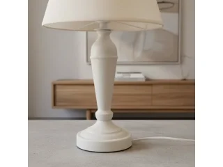 Lampara de mesa de hierro E27 NEGRA con pantalla en Negro, Uruguay | Quesal, vista 8