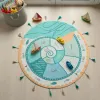 Alfombra Circular Infantil Caracol - Textiles, Uruguay | Arredo, vista 1 de 3