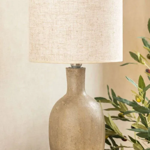 LAMPARA CEMENTO PETIT en Beige - Lámparas de mesa, Uruguay | La Iberica