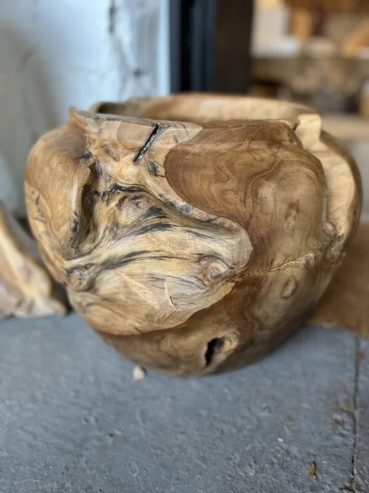 Macetero madera teca Ruang en Madera natural - Decoración, Uruguay | Balihai, vista 3