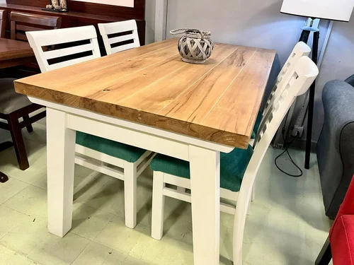 Juego Comedor 4 Sillas Madera Maciza Holandesa 140x85 Ozark A Eleccion en A Eleccion - Mesas de comedor, Uruguay | Ozark Home, vista 3