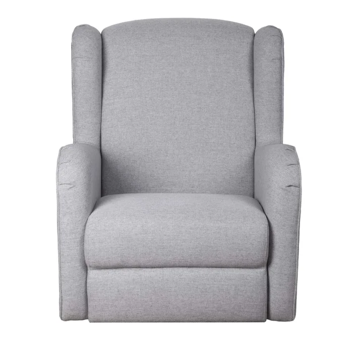 Butaca Mecedora 1 Cuerpo Tela Gris Versalles en Gris - Sillones y sofás, Uruguay | Divino, vista 3