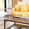 MESA LATERAL DE HIERRO ORO VIEJO en Dorado - Mesas de living, Uruguay | La Iberica, vista 4 de 5