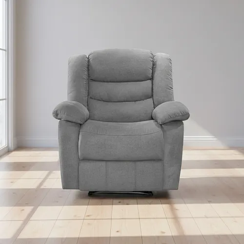 Recliner Eléctrico Tela Gris Marsella Ii en Gris - Sillones y sofás, Uruguay | Divino