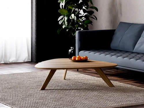 Mesa de Living Crepis en Madera natural - Mesas de living, Uruguay | Decoquadra, vista 5