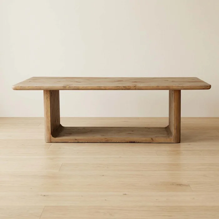 Mesa De Comedor Madera Natural-beige Romero en Madera natural - Mesas de comedor, Uruguay | Divino