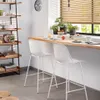 Taburete Quinby - blanco altura 75 en Blanco - Butacas, banquetas y puffs, Uruguay | Kavehome, vista 2 de 7