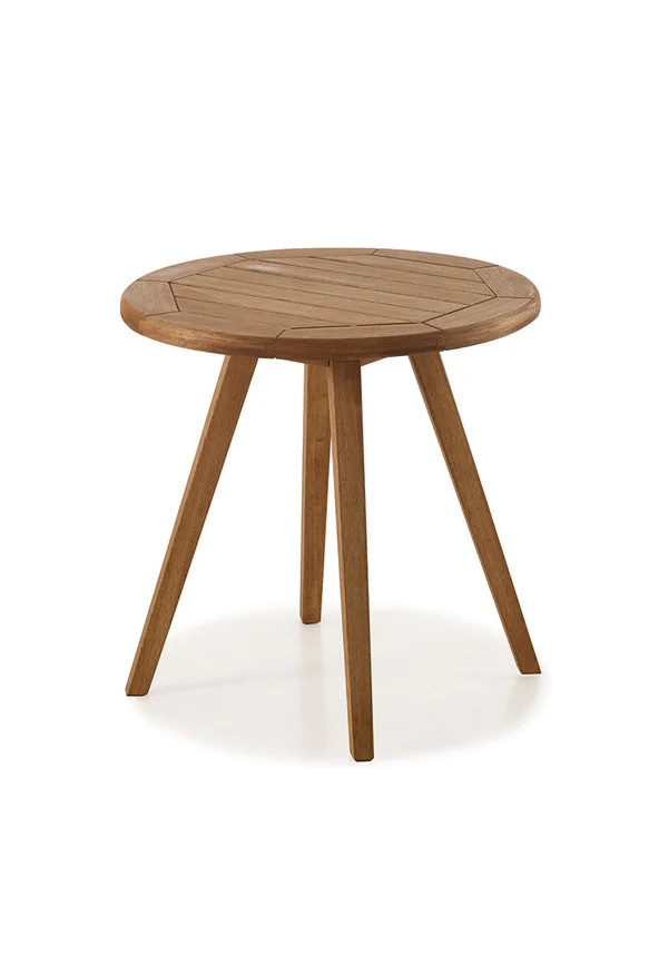 MESA DE LATERAL TRACO REDONDA 60x60x60CM JATOBA - Muebles para el exterior, Uruguay | Vinibel, vista 2