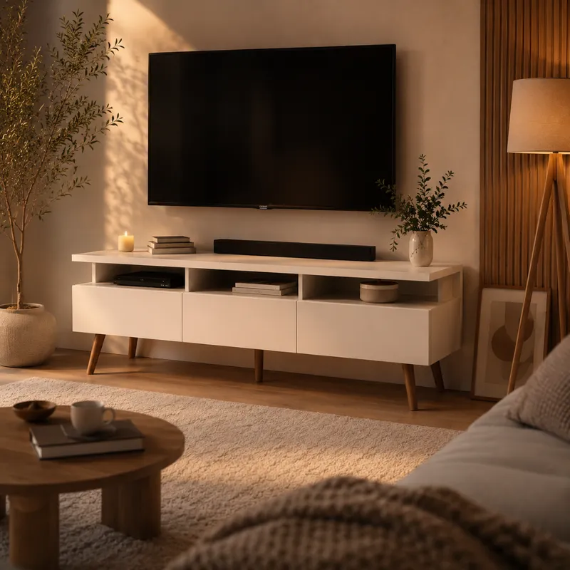 Rack Alba en Gris - Muebles para TV, Uruguay | Casa Brava