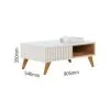 Mesa De Living Mesa Ratona Living Comedor Minimalista en FREIJO OFF WHITE - Sillones y sofás, Uruguay | Soy Hogar, vista 6