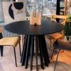 Mesa de Comedor Pipa Redonda 110cm - Negra - Mesas de comedor, Uruguay | Berna home, vista 2 de 3
