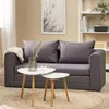 Mesa auxiliar TAPS 55x55 blanco/bambú en Beige - Mesas de arrimo, Uruguay | JYSK, vista 5 de 5