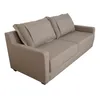 Sofá Cama Tela Natural-beige Natura Crema en Beige - Sillones y sofás, Uruguay | Divino, vista 4 de 7
