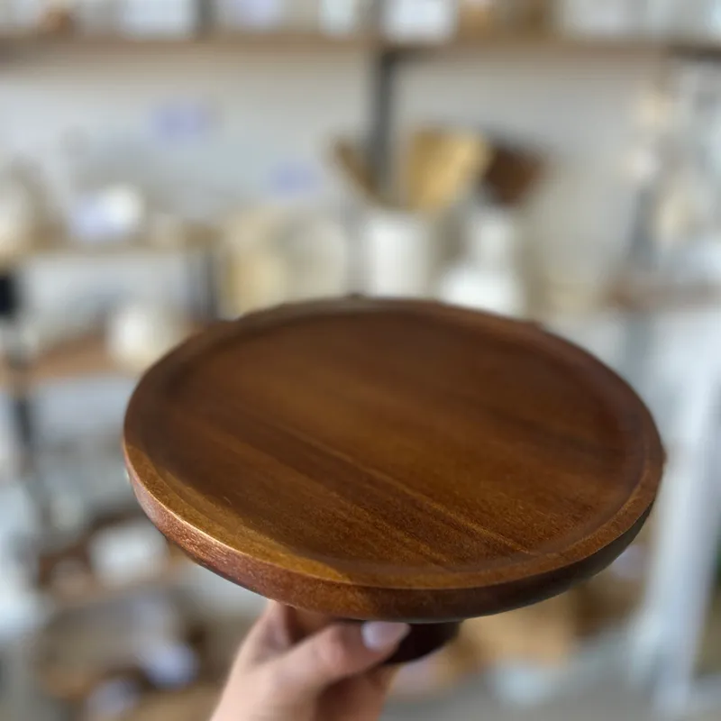 Base de torta en acacia en Marrón - Canastos, Uruguay | Tu Garage