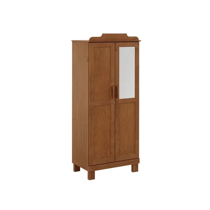 ROPERO COBRE 2 PUERTAS CON ESPEJO 1293C - Roperos y placares, Uruguay | Rosas Hermanos