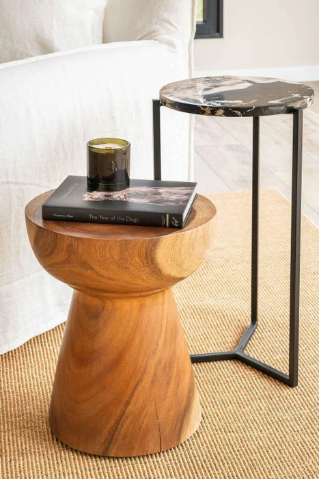 MESA PETRIFICADA BLACK en Negro - Mesas de living, Uruguay | La Iberica, vista 3