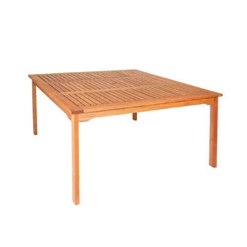 Mesa de Patio Madera de Eucalipto - Ipanema en Madera natural - Muebles para el exterior, Uruguay | Rústico Hogar