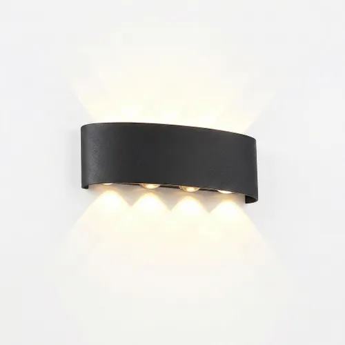 Aplique de Pared Orix LED en Negro - Iluminación, Uruguay | La Perla
